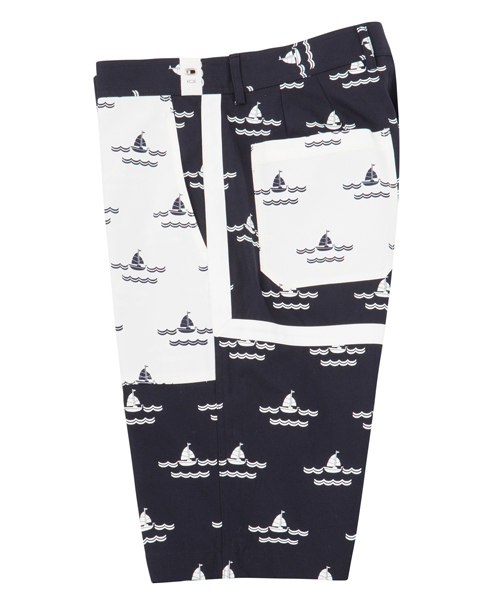 koe×THOM BROWNE（コエトムブラウン）の「[koe×THOM BROWNE]MENS BOAT CANVAS SHORTS（その他パンツ・メンズ・ネイビー・LARGE/SMALL/MEDIUM）」の9枚目の写真