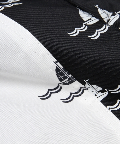 koe×THOM BROWNE（コエトムブラウン）の「[koe×THOM BROWNE]MENS BOAT CANVAS SHORTS（その他パンツ・メンズ・ネイビー・LARGE/SMALL/MEDIUM）」の4枚目の写真
