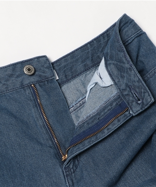 Honeys(ハニーズ)の「デニムワイドパンツ(デニムパンツ・レディース・インディゴブルー/ワンウォッシュ・S/L/M)」の10枚目の写真