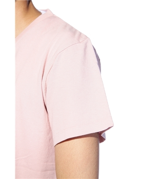 CIAOPANIC（チャオパニック）の「丸胴ＶＮEK T（Tシャツ/カットソー・メンズ・ブラック/オフホワイト/ピンク/マスタード/チャコールグレー・MEDIUM/LARGE）」の9枚目の写真