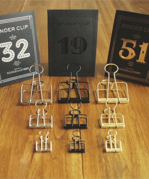 HIGHTIDE（ハイタイド）の「TOOLS to LIVEBY ツールズ トゥ リブバイ クリップ 51mm（ステーショナリー・レディース・ブロンズ/ゴールド/ゴールド系その他/シルバー/ブラック・FREE）」の6枚目の写真
