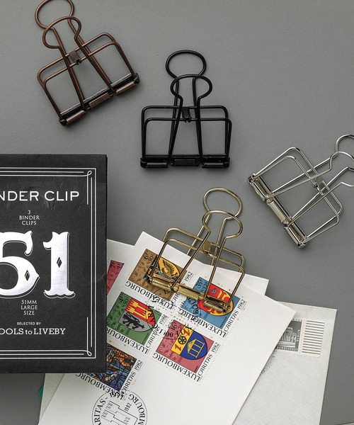 HIGHTIDE（ハイタイド）の「TOOLS to LIVEBY ツールズ トゥ リブバイ クリップ 51mm（ステーショナリー・レディース・ブロンズ/ゴールド/ゴールド系その他/シルバー/ブラック・FREE）」の7枚目の写真