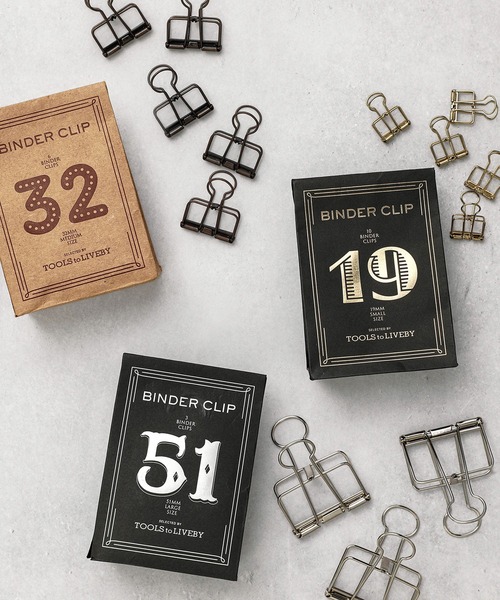 HIGHTIDE（ハイタイド）の「TOOLS to LIVEBY ツールズ トゥ リブバイ クリップ 51mm（ステーショナリー・レディース・ブロンズ/ゴールド/ゴールド系その他/シルバー/ブラック・FREE）」の10枚目の写真