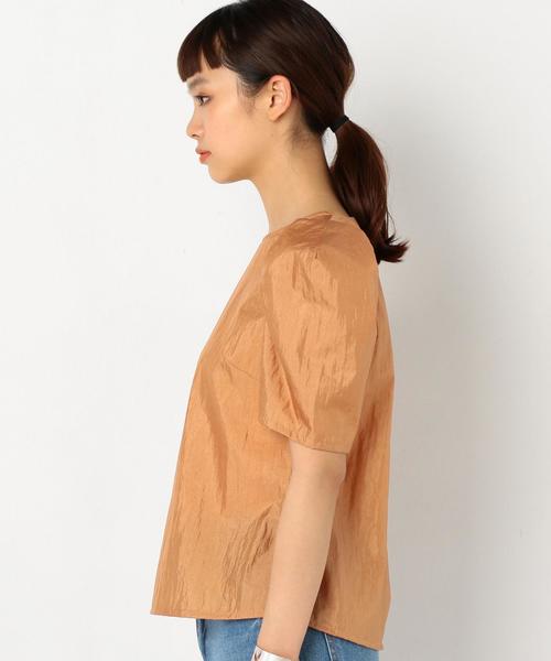 Another Edition（アナザーエディション）の「パフスリーブブラウス ◆（シャツ/ブラウス・レディース・オフホワイト/オレンジ・FREE）」の5枚目の写真