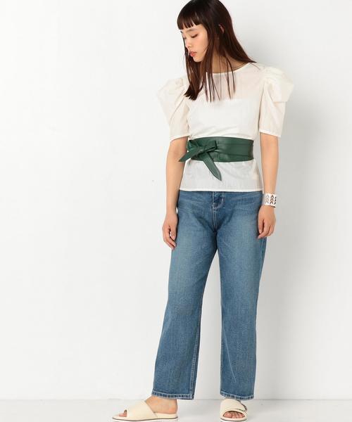 Another Edition（アナザーエディション）の「パフスリーブブラウス ◆（シャツ/ブラウス・レディース・オフホワイト/オレンジ・FREE）」の15枚目の写真