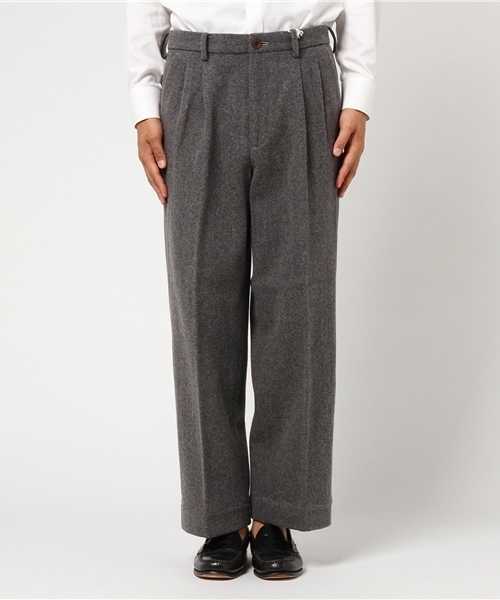 WORK NOT WORK URBAN RESEARCH(ワークノットワークアーバンリサーチ)の「WORK NOT WORK JB WIDE TROUSER(その他パンツ・メンズ・ブラック/グレー・MEDIUM/LARGE/SMALL)」の1枚目の写真