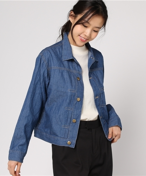 RAY CASSIN（レイカズン）の「マリリンモンローGジャン（デニム