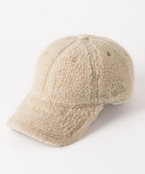 NEW ERA（ニューエラ）の「[別注][ニューエラ]NEWERA ボア CB キャップ ◆（キャップ・レディース・ブラック/ダークグレー/ベージュ・FREE）」の4枚目の写真