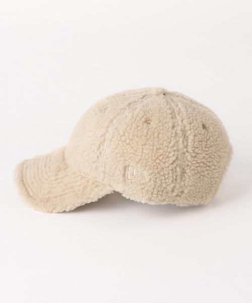 NEW ERA（ニューエラ）の「[別注][ニューエラ]NEWERA ボア CB キャップ ◆（キャップ・レディース・ブラック/ダークグレー/ベージュ・FREE）」の5枚目の写真