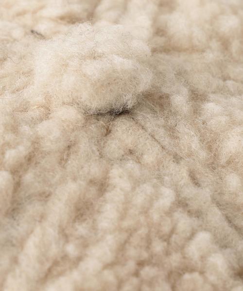 NEW ERA（ニューエラ）の「[別注][ニューエラ]NEWERA ボア CB キャップ ◆（キャップ・レディース・ブラック/ダークグレー/ベージュ・FREE）」の8枚目の写真