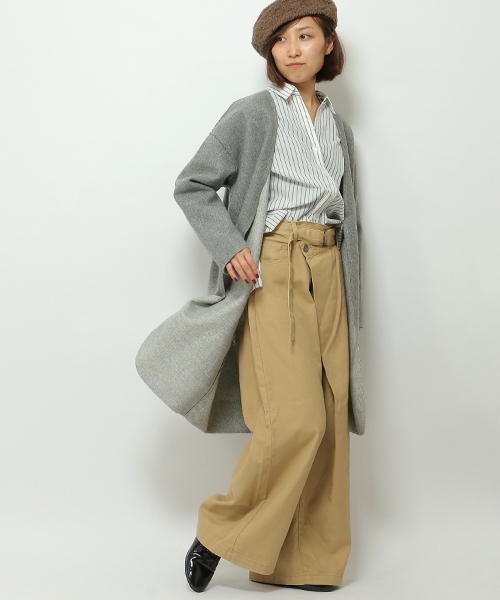 LBC（エルビーシー）の「ダブルフェイスコーディガン（その他アウター・レディース・グレー/ダークブルー/ベージュ・LARGE/MEDIUM）」の13枚目の写真