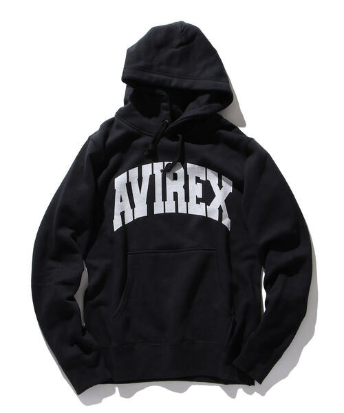 avirex/ アヴィレックス/ DAILY L/S SWEAT PULL PARKA LOGO