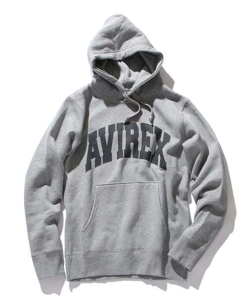 パーカー avirex/ アヴィレックス/ DAILY L/S SWEAT PULL PARKA LOGO/　デイリー　スウェット　プルパーカー　ロゴ avirex/ アヴィレックス/ DAILY L/S SWEAT PULL PARKA LOGO