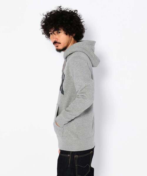 avirex/ アヴィレックス/ DAILY L/S SWEAT PULL PARKA LOGO