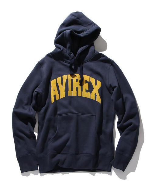 パーカー avirex/ アヴィレックス/ DAILY L/S SWEAT PULL PARKA LOGO/　デイリー　スウェット　プルパーカー　ロゴ avirex/ アヴィレックス/ DAILY L/S SWEAT PULL PARKA LOGO
