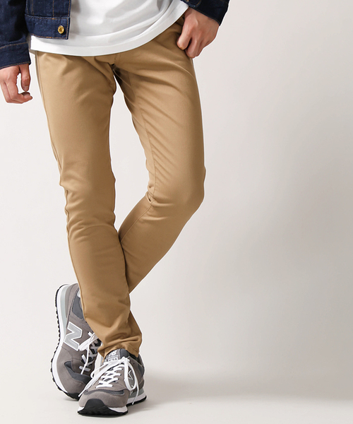 WEGO（ウィゴー）の「WEGO/サークルストレッチスーパースキニーパンツ（その他パンツ・メンズ・ホワイト/ブラック/ワイン/カーキ/ベージュ/レッド・SMALL/MEDIUM/LARGE/X-LARGE）」の4枚目の写真