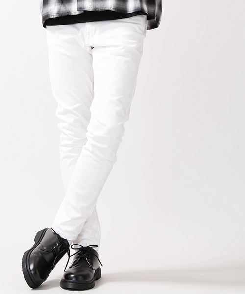 WEGO（ウィゴー）の「WEGO/サークルストレッチスーパースキニーパンツ（その他パンツ・メンズ・ホワイト/ブラック/ワイン/カーキ/ベージュ/レッド・SMALL/MEDIUM/LARGE/X-LARGE）」の2枚目の写真