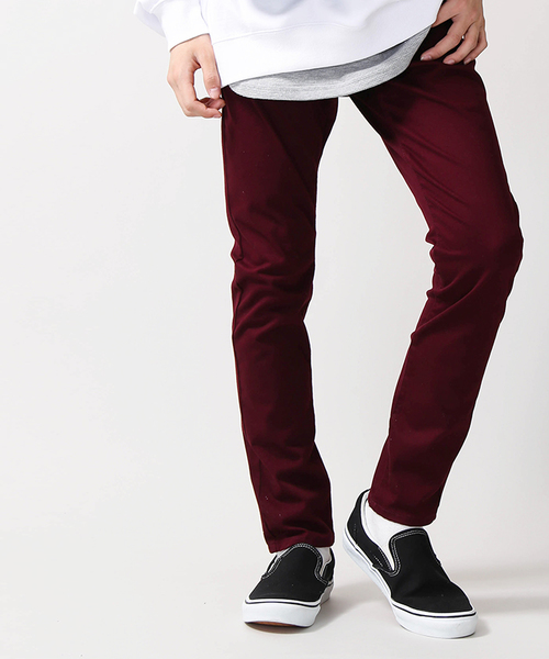 WEGO（ウィゴー）の「WEGO/サークルストレッチスーパースキニーパンツ（その他パンツ・メンズ・ホワイト/ブラック/ワイン/カーキ/ベージュ/レッド・SMALL/MEDIUM/LARGE/X-LARGE）」の6枚目の写真