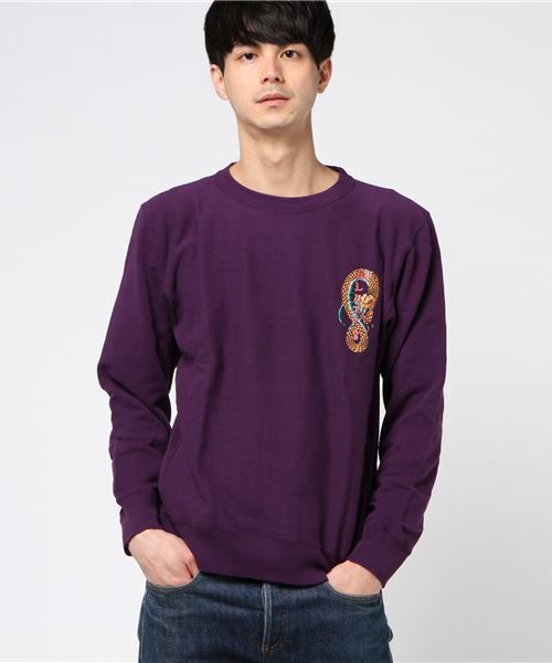ALDIES(アールディーズ)の「Snakellero Sweat / スネークレロスウェット(スウェット・メンズ・ブラック/ピンク/パープル/ブルー・MEDIUM/LARGE/X-LARGE/SMALL)」の3枚目の写真
