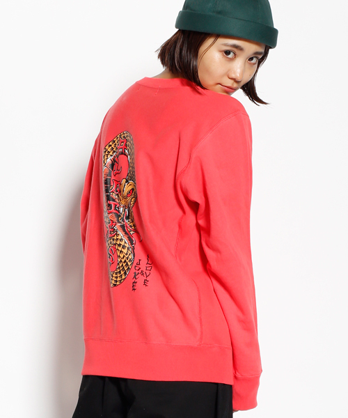 ALDIES(アールディーズ)の「Snakellero Sweat / スネークレロスウェット(スウェット・メンズ・ブラック/ピンク/パープル/ブルー・MEDIUM/LARGE/X-LARGE/SMALL)」の4枚目の写真