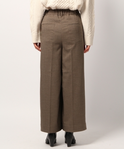 GLOBAL WORK（グローバルワーク）の「チェックワイドパンツ2/777008（その他パンツ・レディース・ダークブラウン/グレー・LARGE/MEDIUM/SMALL）」の3枚目の写真