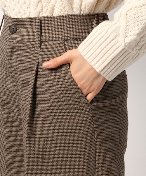 GLOBAL WORK（グローバルワーク）の「チェックワイドパンツ2/777008（その他パンツ・レディース・ダークブラウン/グレー・LARGE/MEDIUM/SMALL）」の11枚目の写真