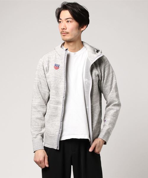 Champion Golf(チャンピオンゴルフ)の「【Champion/チャンピオン】メンズ Wrap-Air ジップパーカー GOLF(パーカー・メンズ・グレー/オフホワイト/ネイビー・X-LARGE/LARGE/MEDIUM)」の2枚目の写真