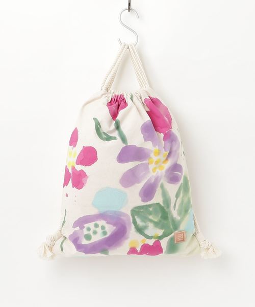 tone(トーン)の「【HOLLY GRANT PATTERN】back pack/flower(バックパック/リュック・レディース・ピンク/ブルー・FREE)」の2枚目の写真