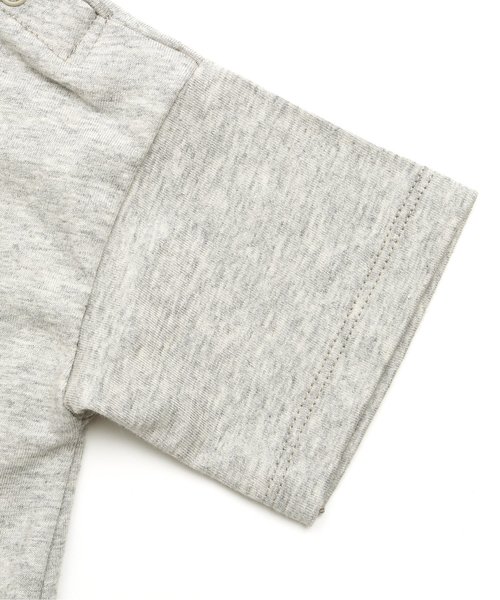 BREEZE(ブリーズ)の「裾フリルロックTシャツ(Tシャツ/カットソー・キッズ・グレー/チャコール・100/110/120/130/140/80/90)」の7枚目の写真