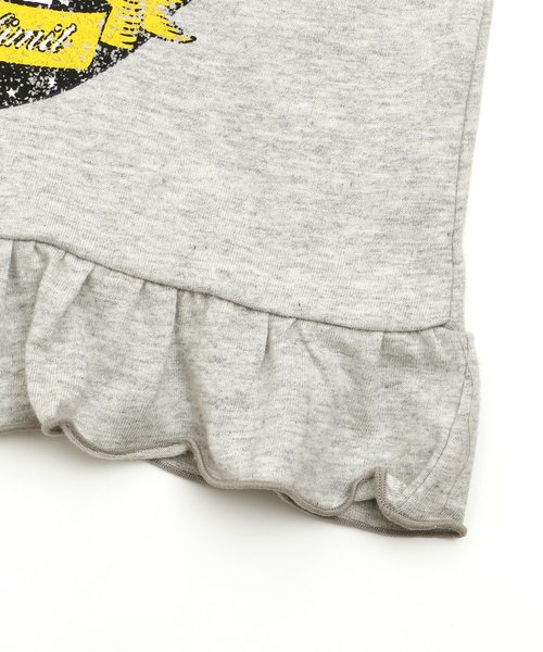 BREEZE(ブリーズ)の「裾フリルロックTシャツ(Tシャツ/カットソー・キッズ・グレー/チャコール・100/110/120/130/140/80/90)」の8枚目の写真