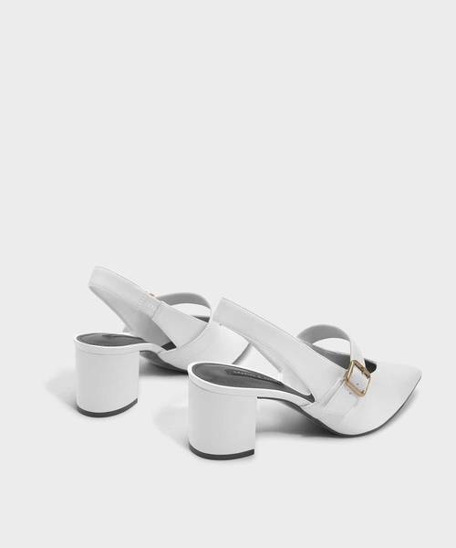 CHARLES & KEITH(チャールズ & キース)の「メリージェーンスリングバックヒール / MARY JANE SLINGBACK HEELS(ローファー・レディース・ブラック/オレンジ/ホワイト・23cm/25cm/24.5cm/23.5cm/25.5cm/22.5cm)」の15枚目の写真