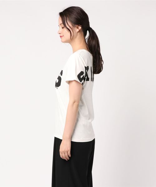 REMI RELIEF(レミレリーフ)の「REMI RELIEF(レミレリーフ)スペシャル加工T(S SKATER)(Tシャツ/カットソー・レディース・ホワイト・FREE)」の3枚目の写真