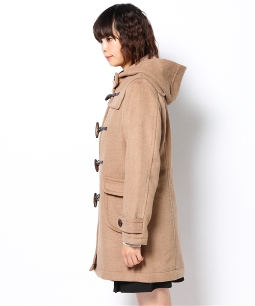 WEGO（ウィゴー）の「WEGO/ロングダッフルコート（ダッフルコート・レディース・ベージュ/ブルー/ネイビー・MEDIUM/LARGE）」の5枚目の写真