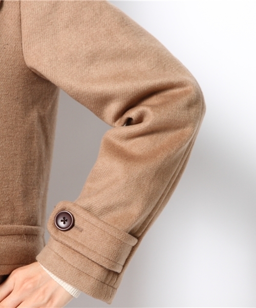 WEGO（ウィゴー）の「WEGO/ロングダッフルコート（ダッフルコート・レディース・ベージュ/ブルー/ネイビー・MEDIUM/LARGE）」の9枚目の写真