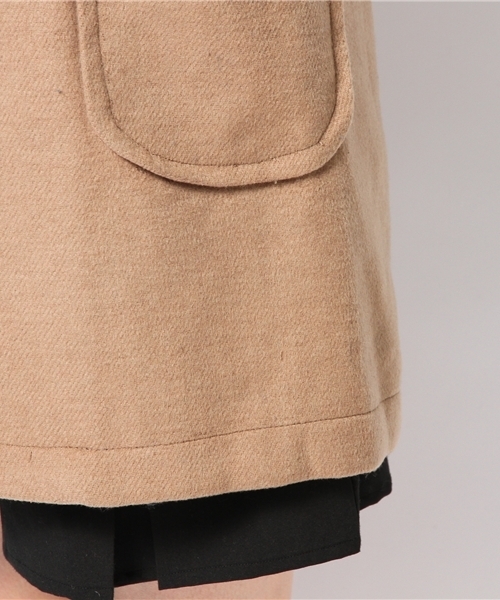 WEGO（ウィゴー）の「WEGO/ロングダッフルコート（ダッフルコート・レディース・ベージュ/ブルー/ネイビー・MEDIUM/LARGE）」の11枚目の写真