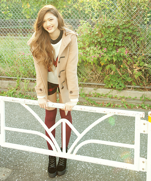 WEGO（ウィゴー）の「WEGO/ロングダッフルコート（ダッフルコート・レディース・ベージュ/ブルー/ネイビー・MEDIUM/LARGE）」の17枚目の写真