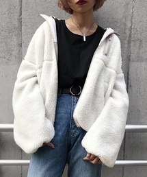 PAGEBOY | ボアリバーシブルジャケット(ブルゾン)