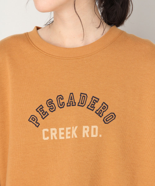 LOWRYS FARM（ローリーズファーム）の「ユルロゴプリントプルオーバー　808505（Tシャツ/カットソー・レディース・パープル/ブラウン/カーキ/アイボリー/ネイビー・FREE）」の15枚目の写真