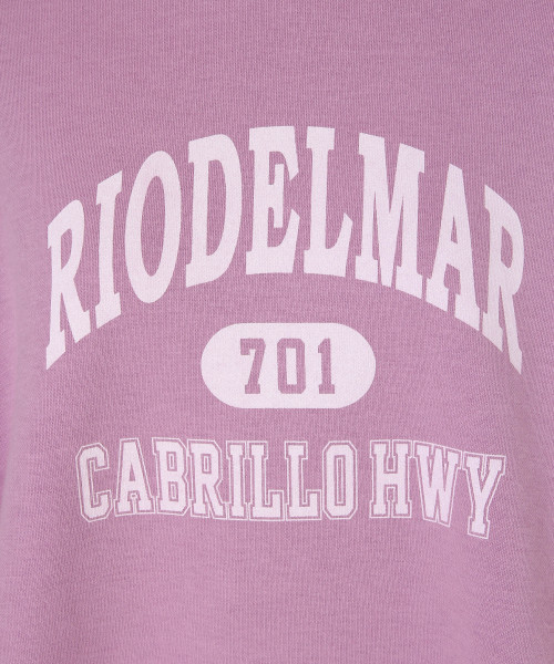 LOWRYS FARM（ローリーズファーム）の「ユルロゴプリントプルオーバー　808505（Tシャツ/カットソー・レディース・パープル/ブラウン/カーキ/アイボリー/ネイビー・FREE）」の21枚目の写真