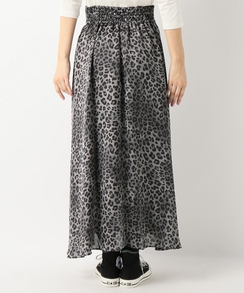 JOURNAL STANDARD（ジャーナルスタンダード）の「レオパードプリントスカート（スカート・レディース・チャコールグレー/ブラウン・38/36）」の7枚目の写真