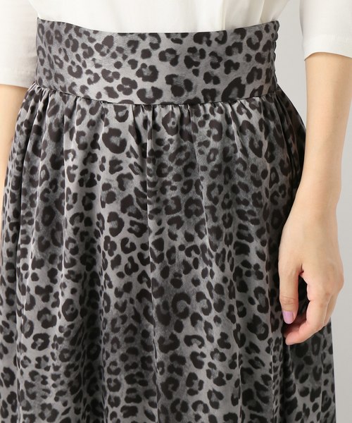 JOURNAL STANDARD（ジャーナルスタンダード）の「レオパードプリントスカート（スカート・レディース・チャコールグレー/ブラウン・38/36）」の10枚目の写真