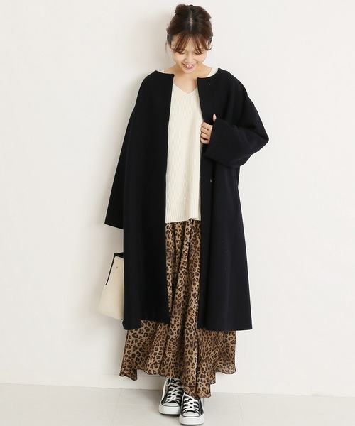 JOURNAL STANDARD（ジャーナルスタンダード）の「レオパードプリントスカート（スカート・レディース・チャコールグレー/ブラウン・38/36）」の11枚目の写真