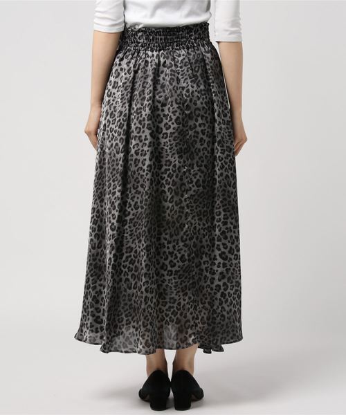 JOURNAL STANDARD（ジャーナルスタンダード）の「レオパードプリントスカート（スカート・レディース・チャコールグレー/ブラウン・38/36）」の12枚目の写真