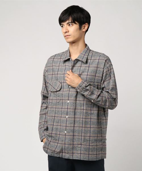 HAND ROOM(ハンドルーム)の「HAND ROOM: チェックシャツ(シャツ/ブラウス・メンズ・ブルー系その他・S/M/L)」の1枚目の写真