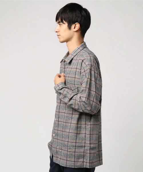 HAND ROOM(ハンドルーム)の「HAND ROOM: チェックシャツ(シャツ/ブラウス・メンズ・ブルー系その他・S/M/L)」の3枚目の写真