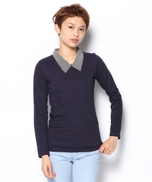 Kastane | シャツ衿ロンTEE(Tシャツ/カットソー)