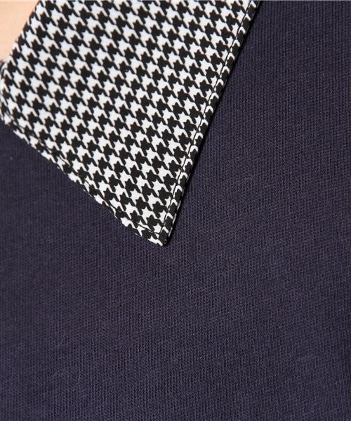 Kastane（カスタネ）の「シャツ衿ロンTEE（Tシャツ/カットソー・レディース・ネイビー/ベージュ/ダークブルー/サンドベージュ/その他・FREE）」の9枚目の写真