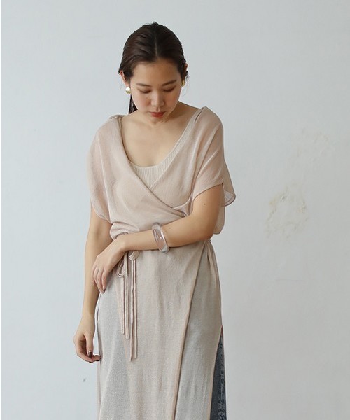 TODAYFUL（トゥデイフル）の「クリアワイドバングル（バングル/リストバンド・レディース・ブラウン/クリア・FREE）」の3枚目の写真