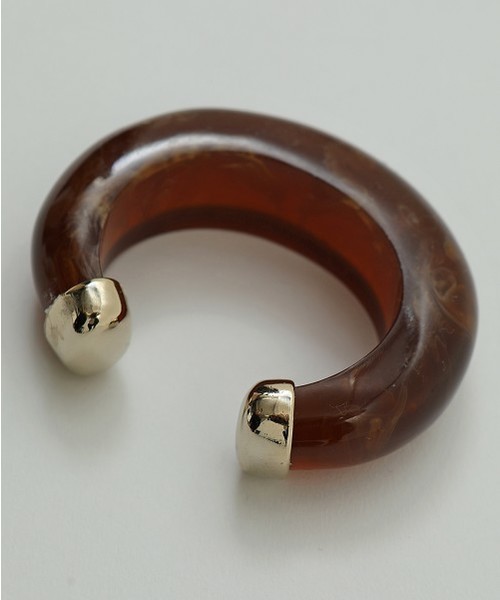 TODAYFUL（トゥデイフル）の「クリアワイドバングル（バングル/リストバンド・レディース・ブラウン/クリア・FREE）」の12枚目の写真