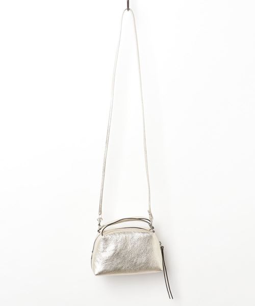 GIANNI CHIARINI（ジャンニ キアリーニ）の「GIANNI CHIARINI: 【ALIFA】 ショルダー付バッグ（ショルダーバッグ・レディース・シルバー/ゴールド/ブルー/ピンク系その他・F）」の4枚目の写真